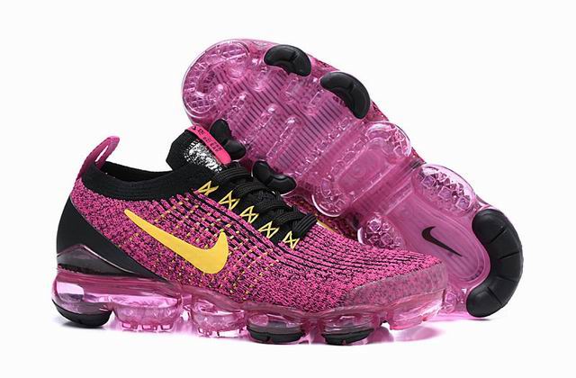 Nike Air Vapormax 2019 Running Shoes Peach Yellow Black